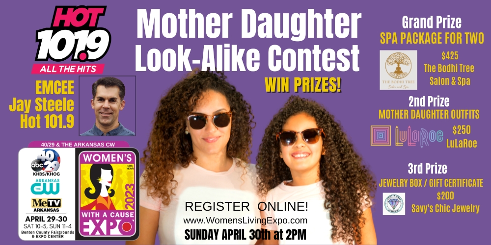 Hot101 9 Mother Daughter Look Alike Contest Women S Expo With A Cause Share The Fun